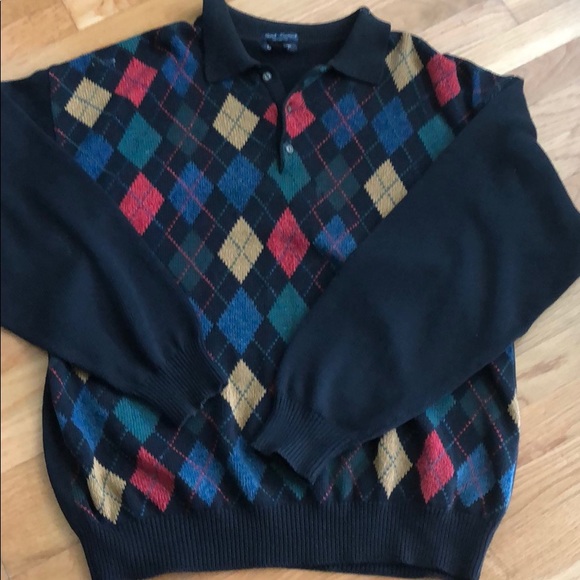 Vintage Gant Argyle Sweater - Picture 2 of 6